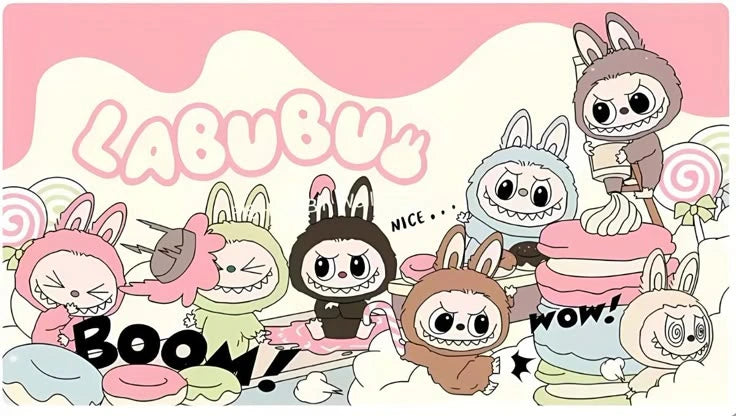 Pop Mart x THE MONSTERS: Have A Seat Series Plush Keyring Figurine Blind Box (Labubu) (1pc)